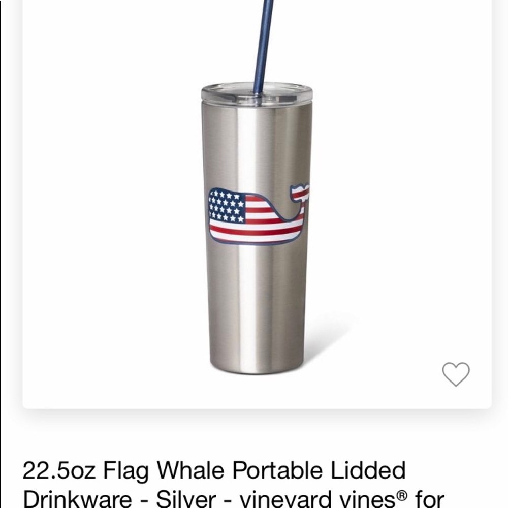 Vineyard Vines Target Silver Drinkware